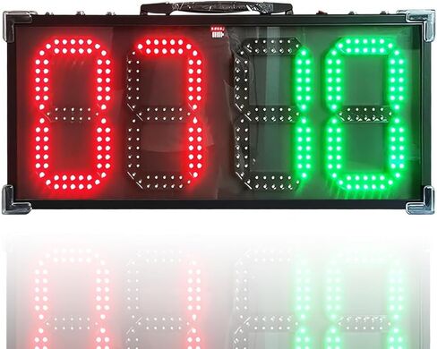 لوحة نتائج كرة السلة الرقمية LED مثبتة على الحائط من سبائك الألومنيوم IP65 لوحة استبدال الحكم المقاومة للماء لتنس الطاولة والبيسبول وكرة القدم الطائرة، 82 * 36 * 3.8 سم in Kuwait