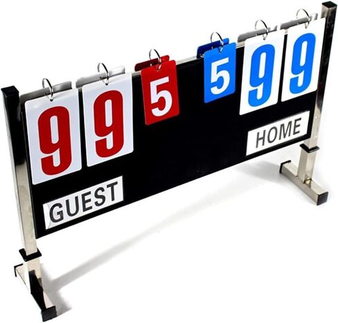 زعانف لوحة النتائج المحمولة، لوحة نتائج قلابة متعددة الرياضات، يمكنها تسجيل النتائج من 00 إلى 99، تصميم محمول وقابل للفصل، سهل الحمل in Kuwait