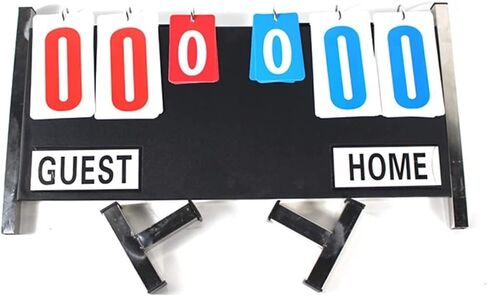 زعانف لوحة النتائج المحمولة، لوحة نتائج قلابة متعددة الرياضات، يمكنها تسجيل النتائج من 00 إلى 99، تصميم محمول وقابل للفصل، سهل الحمل in Kuwait