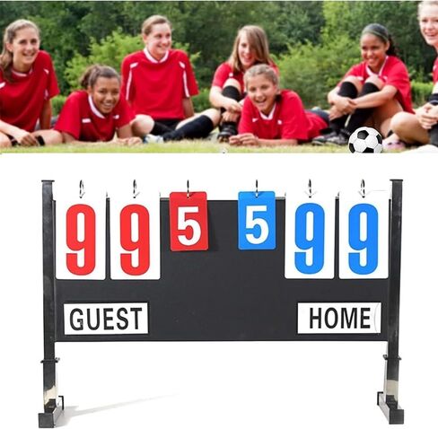 زعانف لوحة النتائج المحمولة، لوحة نتائج قلابة متعددة الرياضات، يمكنها تسجيل النتائج من 00 إلى 99، تصميم محمول وقابل للفصل، سهل الحمل in Kuwait