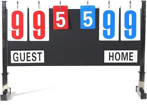 زعانف لوحة النتائج المحمولة، لوحة نتائج قلابة متعددة الرياضات، يمكنها تسجيل النتائج من 00 إلى 99، تصميم محمول وقابل للفصل، سهل الحمل in Kuwait