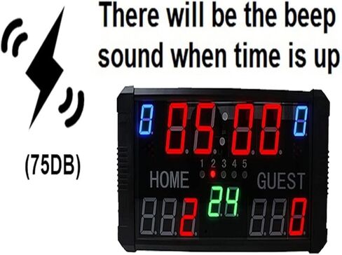 LED Digital Scoreboard LED Digital Electronic Scoreboard,Multi-Functional Digital Electronic Sports Scoreboard, High Brightness in Kuwait