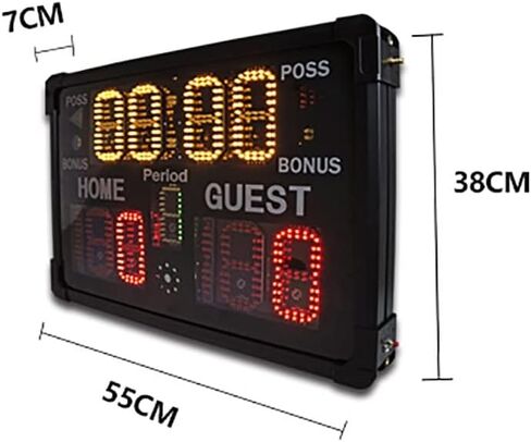 Portable LED Scoreboard with 2.4G Remote, Outdoor Digital Sport Scoreboard for Basketball/Football/Badminton/Table Tennis/Hockey etc. in Saudi Arabia