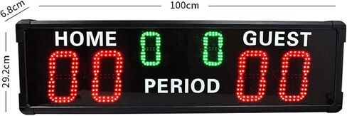 لوحة نتائج رقمية LED، رقمية فائقة الوضوح، رقمية فائقة الوضوح، مع جهاز تحكم عن بعد، سهلة الاستخدام، للعبة كرة السلة وكرة القدم in Kuwait