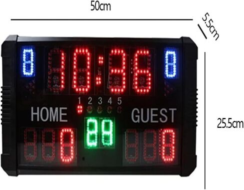 LED Digital Scoreboard Digital Scoreboard with Remote Portable Tabletop Electronic Scoreboard Battery Powered Score Keeper Game Scoreboard in Kuwait