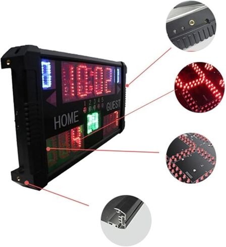 LED Digital Scoreboard Digital Scoreboard with Remote Portable Tabletop Electronic Scoreboard Battery Powered Score Keeper Game Scoreboard in Kuwait
