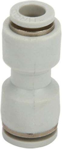 Pneumatic Connector White Straight-through Reducing PG4 6 8 10 12 16 Pipe 2Pcs(WhitePU12) in Kuwait