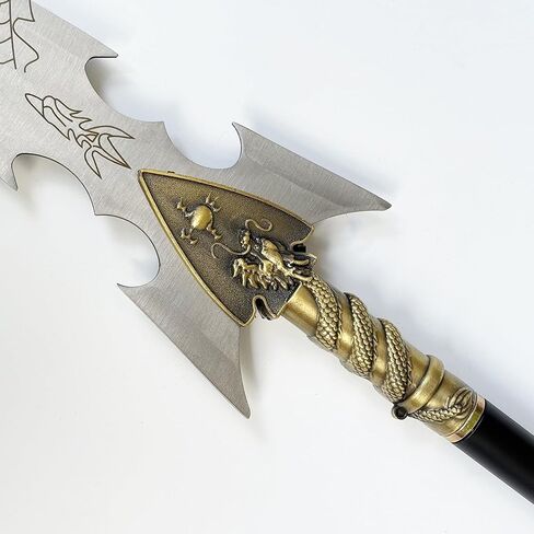 SV Warrior Spear سلاح صيني تقليدي سلاح قديم من الفولاذ المقاوم للصدأ مقاس 55.4 بوصة، مناسب للعرض أو التجميع in Kuwait