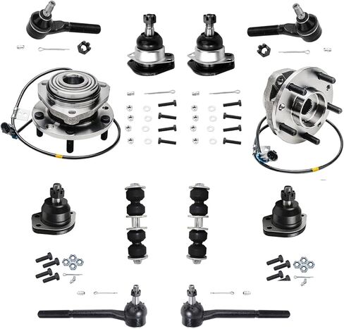 Detroit Axle - FWD Front Wheel Hubs Kit for Hyundai 2012-2017 Accent ، 2 Wheel Hubs Assembly 2 Wheel Bealings 2013 2014 2015 2015 Replacement in Kuwait