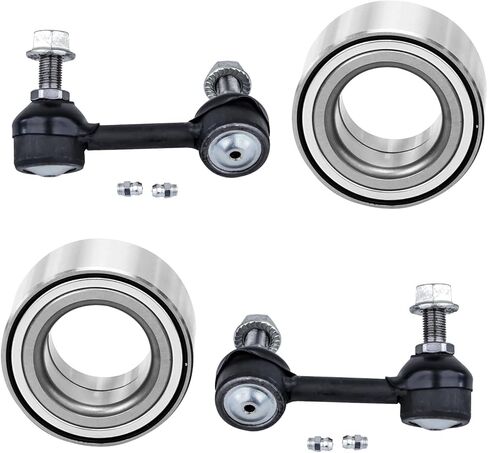 Detroit Axle - FWD Front Wheel Hubs Kit for Hyundai 2012-2017 Accent ، 2 Wheel Hubs Assembly 2 Wheel Bealings 2013 2014 2015 2015 Replacement in Kuwait