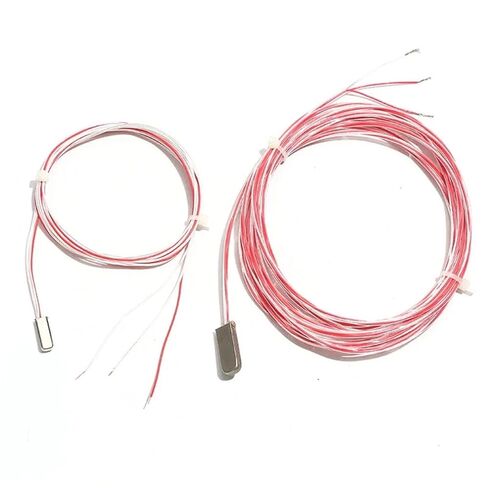 باتش PT100 مستشعر درجة الحرارة الحرارية المقاومة -60 ~ 260 درجة مئوية 1 قطعة (ExtraSmall2cores 1m) in Kuwait