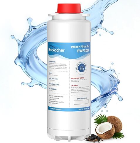 فلتر بديل متوافق مع محطات تعبئة الزجاجات Elkay 51300C EWF3000 وElkay EZH2O، بديل لـ EWF3000، ERF750، 51299C، 55898C، سعة 3000 جالون (مع شريحة - عبوة واحدة) in Kuwait