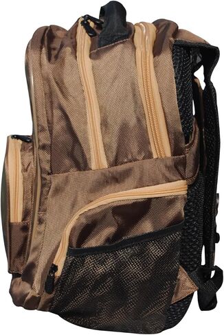 Denco Seattle Seahawks 19" Premium Backpack - Desert Sand -Fits Most 17 Inch Laptops and Tablets - Ideal for Work, Travel, College, and Commuting in Saudi Arabia