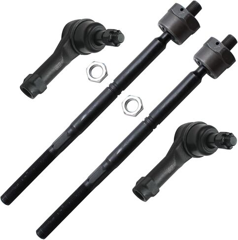 Detroit Axle-Rods 4WD Front Tie For 2004-2008 Ford F-150 Mark LT ، 4 Inner & Outer Rod End Links 2005 2006 2007 Present in Saudi Arabia