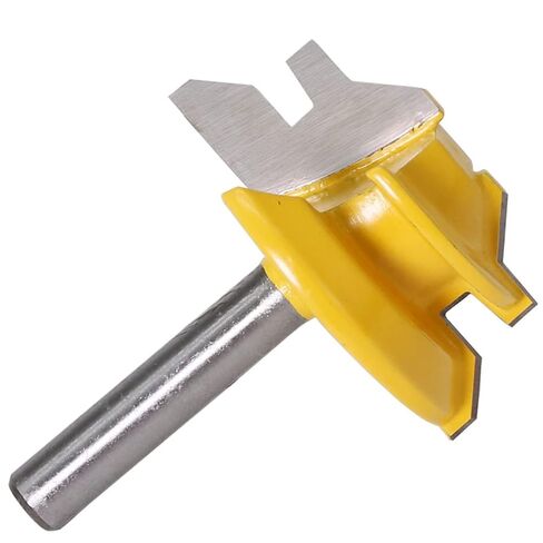 45 Degree Up to 1-1/2 Stock Lock Miter Bit Woodwork 6.35mm Shank 1Pcs (Size : 1-38) in Saudi Arabia