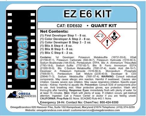 Edwal EZ E-6 Develping Kit, 1 Gallon in Saudi Arabia