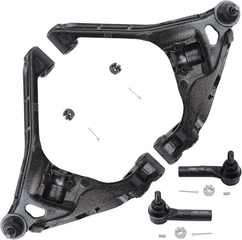 Detroit Axle - 4pc Front End Control Arms Kit for 05-09 Subaru Legacy Outback, 2 Lower Control Arms 2 Lower Ball Joints 2005 2006 2007 2008 2009 Replacement in Saudi Arabia