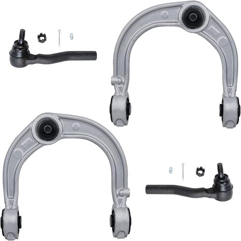 Detroit Axle - 4pc Front End Control Arms Kit for 05-09 Subaru Legacy Outback, 2 Lower Control Arms 2 Lower Ball Joints 2005 2006 2007 2008 2009 Replacement in Saudi Arabia