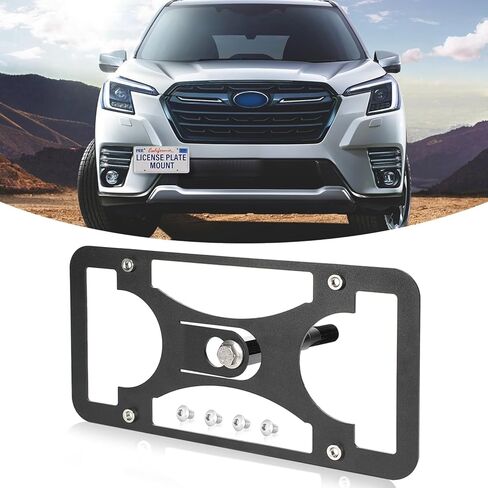 Front Bumper Tow Hook License Plate Mount Bracket for BMW M2 M3 M4 M5 M6 X5M X6M or M-Sport M135i M235i M328i M335i M4xx M5xx Series M-Sport X5 X6, etc in Saudi Arabia