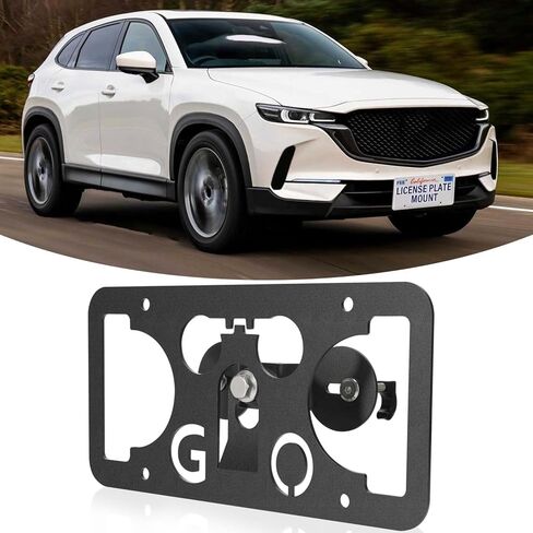 Front Bumper Tow Hook License Plate Mount Bracket for BMW M2 M3 M4 M5 M6 X5M X6M or M-Sport M135i M235i M328i M335i M4xx M5xx Series M-Sport X5 X6, etc in Saudi Arabia