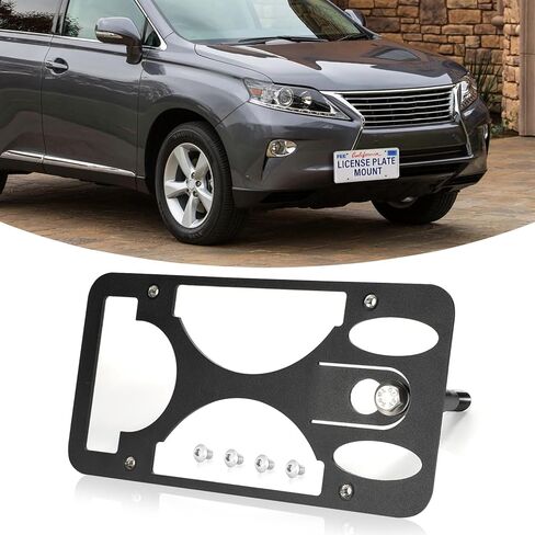 Front Bumper Tow Hook License Plate Mount Bracket for BMW M2 M3 M4 M5 M6 X5M X6M or M-Sport M135i M235i M328i M335i M4xx M5xx Series M-Sport X5 X6, etc in Saudi Arabia