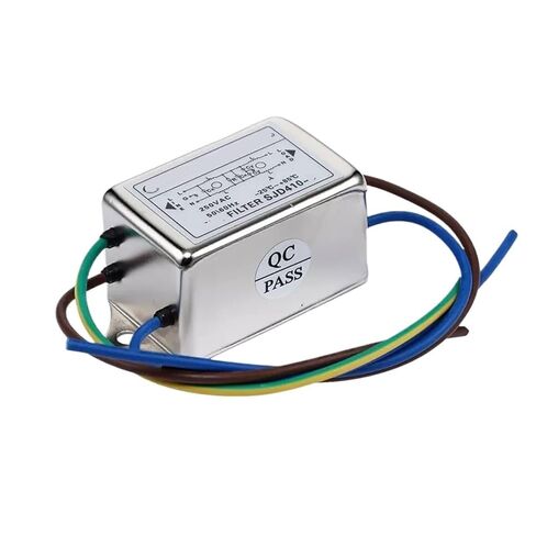 SJD410-1A/3A/6A/10A/20A/30A مرشح طاقة التيار المتردد ثنائي القسم (نوع الرصاص SJD410-6A) in Kuwait
