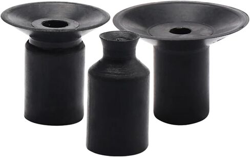 10Pcs One/Two/Three-Layer Mini Vacuum Chuck Pneumatic Components ZP-2/3/4/6/8/10 Industrial Manipulator Silicone Suction Cups(B-7,Black Anti-static) in Saudi Arabia