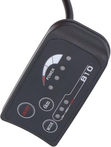 Kadimendium Electric Bike S810 LED Panel, Electric Bike Control Panel Waterproof Power Display 4 Wire SM Plug 36V 48V for Scooters for Modification in Saudi Arabia