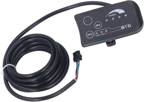 Kadimendium Electric Bike S810 LED Panel, Electric Bike Control Panel Waterproof Power Display 4 Wire SM Plug 36V 48V for Scooters for Modification in Saudi Arabia