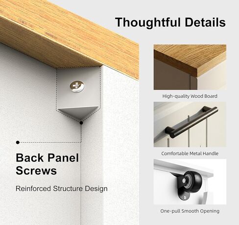 خزانة سلة المهملات القابلة للسحب من ZIFTY بسعة 10 جالون، سلة نفايات المطبخ المخفية المقاومة للحيوانات الأليفة، خزانة قمامة خشبية قائمة بذاتها وخزانة إعادة التدوير للمطبخ وغرفة الغسيل وغرفة المعيشة in Kuwait