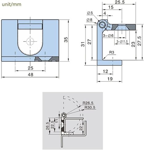 Electric Cabinet Distribution Box Hinge, Equipment in Saudi Arabia