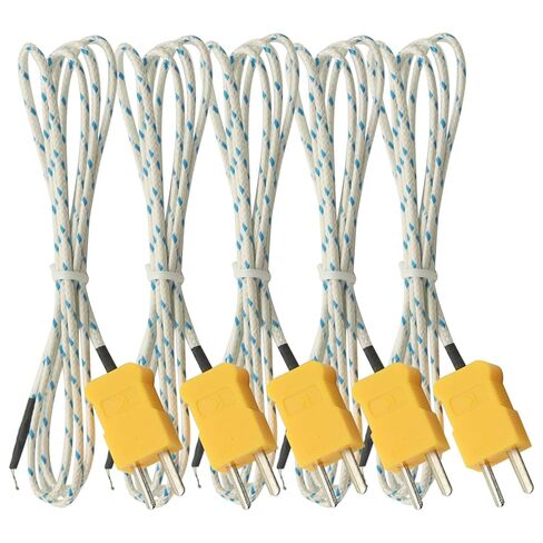 5PCS 1M Wire Measuring Temperature K Type Thermocouple Sensor Digital Probe Tester in Saudi Arabia