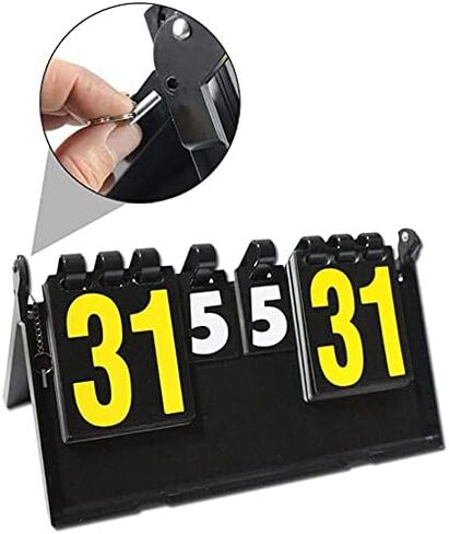 Scoreboard Basketball Scoreboard Four-Digit Multi-Function Table Tennis Scorer with 4 Digits and Timer in Kuwait