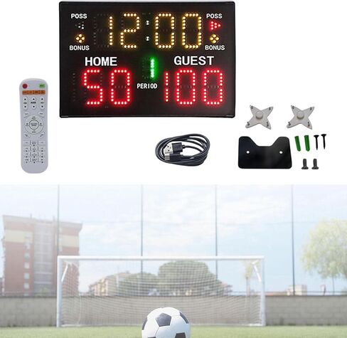 Electronic Scoreboard Battery Wall Mounted Indoor Basketball in Kuwait