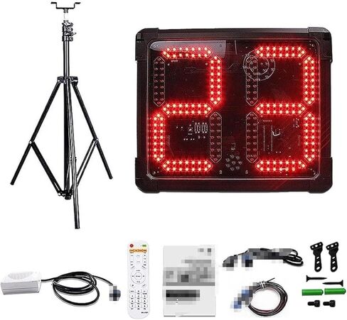 LED Digital Scoreboard Scoreboard and Timer, Electronic Portable Digital Scoreboard with Remote Control, High Brightness,Suit B-1 in Kuwait