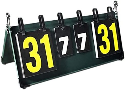 Scoreboard Sports Scoreboard 4-Digit Sports Competition Score Board Scoreboard, for Table Tennis, Basketball Scoreboards & Timers in Kuwait