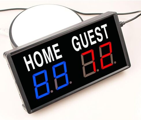 لوحة النتائج الإلكترونية، لوحة النتائج الرقمية LED مع جهاز التحكم عن بعد، تعديل سطوع 5 مستويات، لكرة السلة، كرة القدم، الكرة الطائرة، البيسبول، التنس، ألعاب بينج بونج in Kuwait