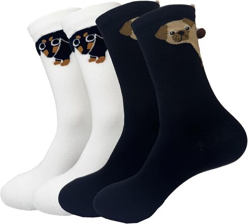 Cat Socks for Women Novelty Funny Socks Cute Cat Sock with Balls Best Birthday Gifts for Mom Girls Friend in Kuwait