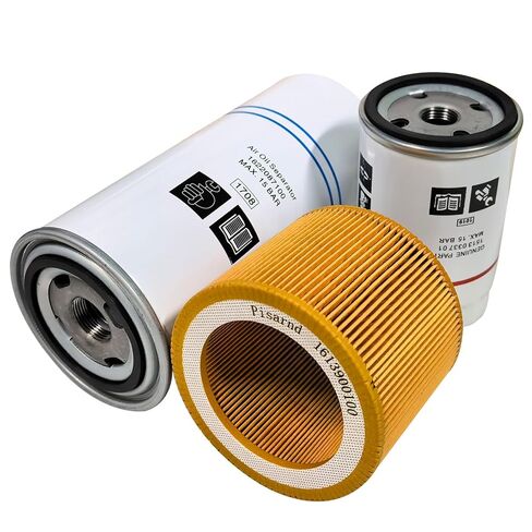 طقم فلتر 2901091900 (1622087100+1513033701+1613900100) متوافق مع طقم استبدال فلتر ضاغط الهواء 2901-0919-00 in Kuwait