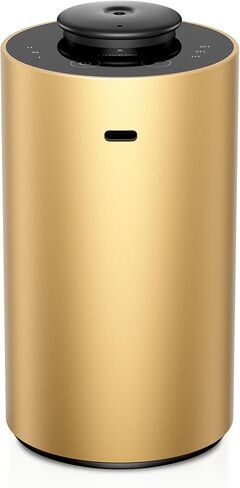 Airversa Waterless Essential Oil Diffuser for Home, Rechargeable and Portable Scent Diffuser with 3 Countdown Timers & Mist Levels for Car Room Studio Office, Scenta Lux Premium Metal Gold in Kuwait