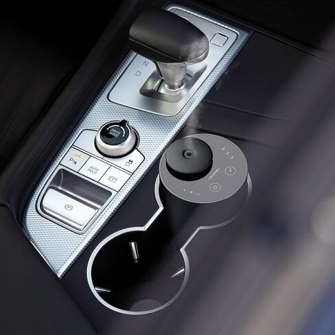 Airversa Waterless Essential Oil Diffuser for Home, Rechargeable and Portable Scent Diffuser with 3 Countdown Timers & Mist Levels for Car Room Studio Office, Scenta Lux Premium Metal Gold in Kuwait