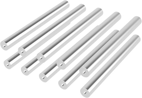 Aluminum Spacer 3/4" OD x 1/4" ID x 8" Long Round Spacer Unthreaded Standoff Bushing Plain Finish, Fits Screws Bolts 1/4" or M6 by Metal Spacers Online (8 Pack) in Saudi Arabia