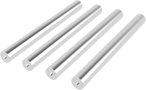 Aluminum Spacer 3/4" OD x 1/4" ID x 8" Long Round Spacer Unthreaded Standoff Bushing Plain Finish, Fits Screws Bolts 1/4" or M6 by Metal Spacers Online (8 Pack) in Saudi Arabia