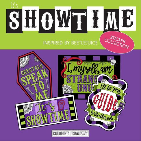 Hadestown Inspired Stickers (Set of 4) “Wait for Me" Collection, Broadway Musical Merchandise, Die-Cut & Bubble Free Vinyl, Ideal Gift for Theatre Lovers in Saudi Arabia
