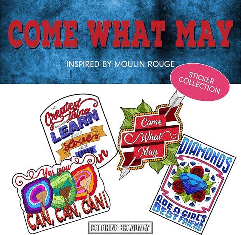 Hadestown Inspired Stickers (Set of 4) “Wait for Me" Collection, Broadway Musical Merchandise, Die-Cut & Bubble Free Vinyl, Ideal Gift for Theatre Lovers in Saudi Arabia