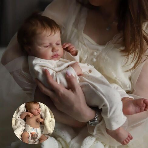 دمى أنانو ريبورن لحديثي الولادة من السيليكون الناعم مقاس 20 بوصة، دمى أطفال مقاومة للماء تبدو حقيقية المظهر، دمية طفل نائمة على قيد الحياة من جديد للفتيات الصغيرات in Kuwait