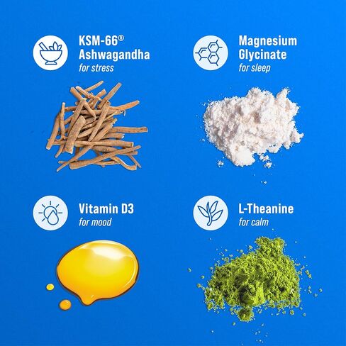 Nello Supercalm Powdered Drink Mix, Yuzu Guava, L Theanine, Ksm-66 Ashwagandha, Magnesium Glycinate, Vitamin D 3, Supplements for Relaxation & Focus, No Sugar, Non GMO, On The Go, 30 Srvgs in Saudi Arabia