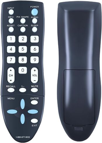 جهاز تحكم عن بعد عالمي لتلفزيون Sanyo LCD LED HDTV، جهاز تحكم عن بعد بديل لتلفزيون Sanyo DP19649 DP19648 DP26649 DP26640 (GXCC GXFA) in Saudi Arabia