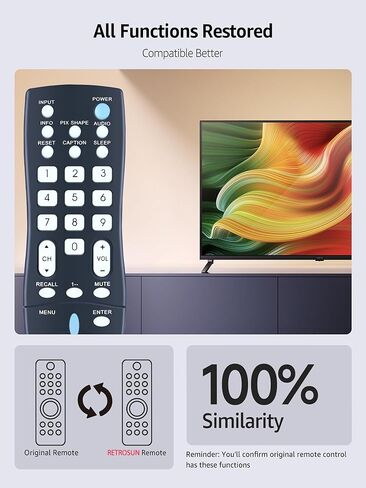 جهاز تحكم عن بعد عالمي لتلفزيون Sanyo LCD LED HDTV، جهاز تحكم عن بعد بديل لتلفزيون Sanyo DP19649 DP19648 DP26649 DP26640 (GXCC GXFA) in Saudi Arabia