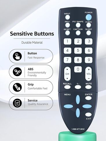 جهاز تحكم عن بعد عالمي لتلفزيون Sanyo LCD LED HDTV، جهاز تحكم عن بعد بديل لتلفزيون Sanyo DP19649 DP19648 DP26649 DP26640 (GXCC GXFA) in Saudi Arabia